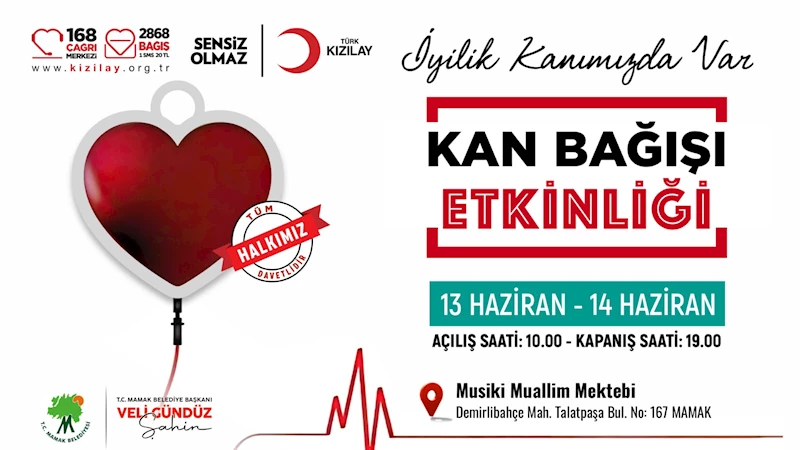 Mamaklılar Kan Bağışında Buluşuyor