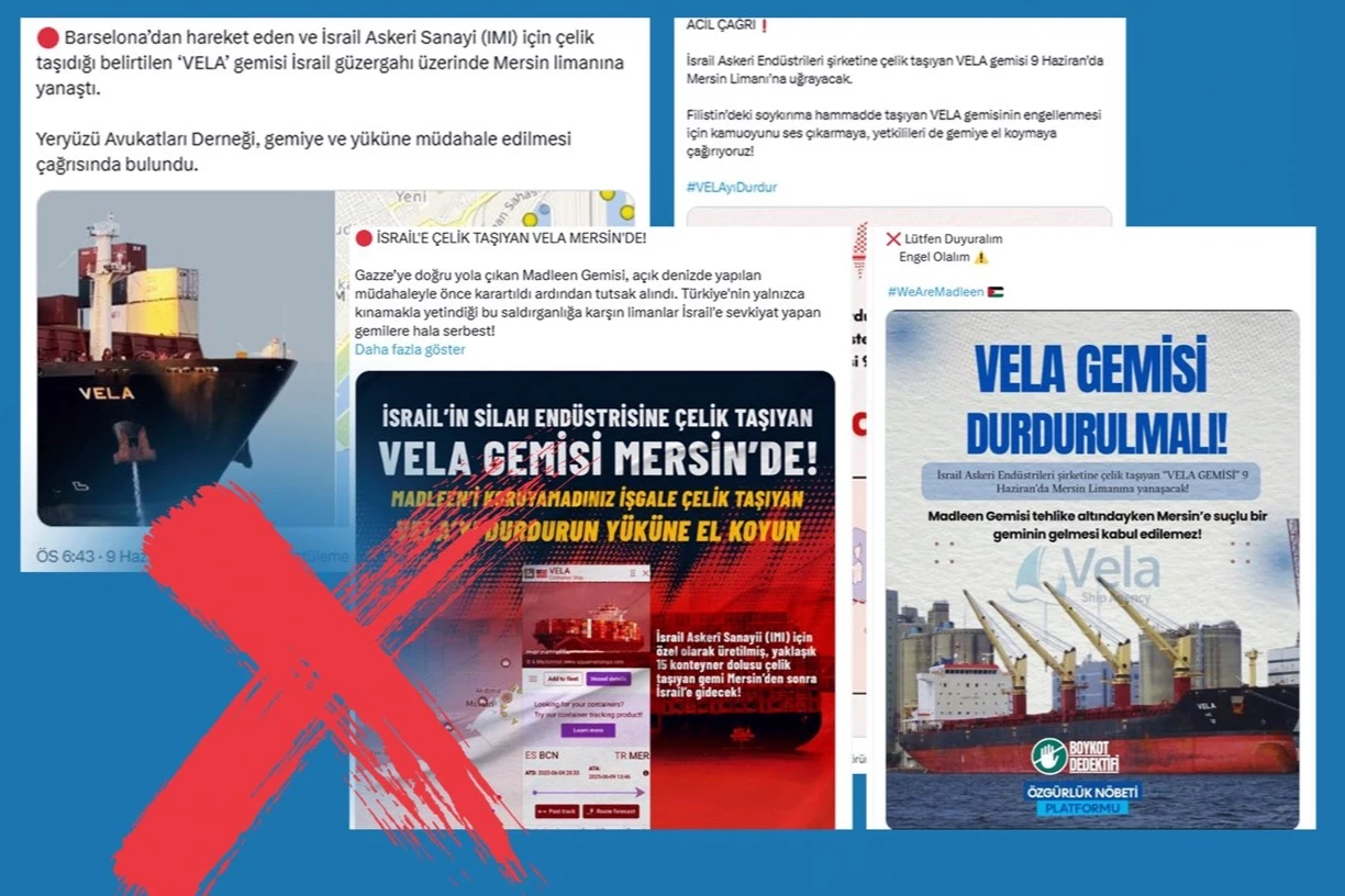 Mersin Limanı iddialarına yalanlama: İsrail için çelik taşındığı iddiası asılsız