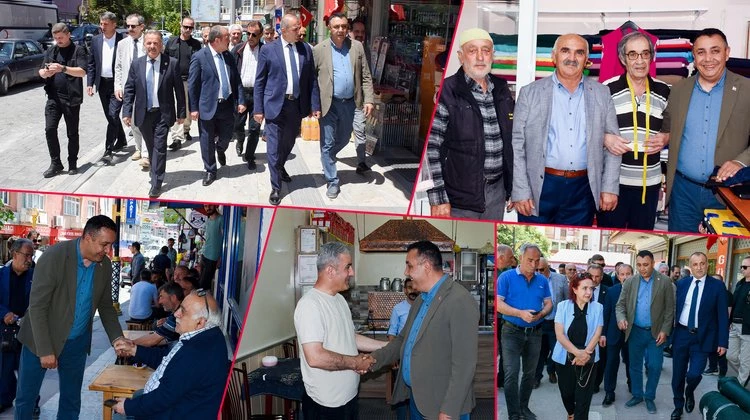 BAŞKANIMIZ, ATATÜRK CADDESİ VE 15 TEMMUZ ZAFER MEYDANINDA ESNAF VE VATANDAŞLARIMIZLA HASBİHÂL ETTİ