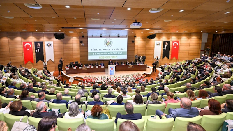 Başkan Görgel’den Türkiye Noterler Birliği Başkanı Alıcı’ya Tebrik