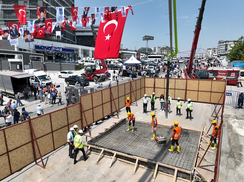 Dikimevi–Natoyolu Metro Hattında Temel Atıldı