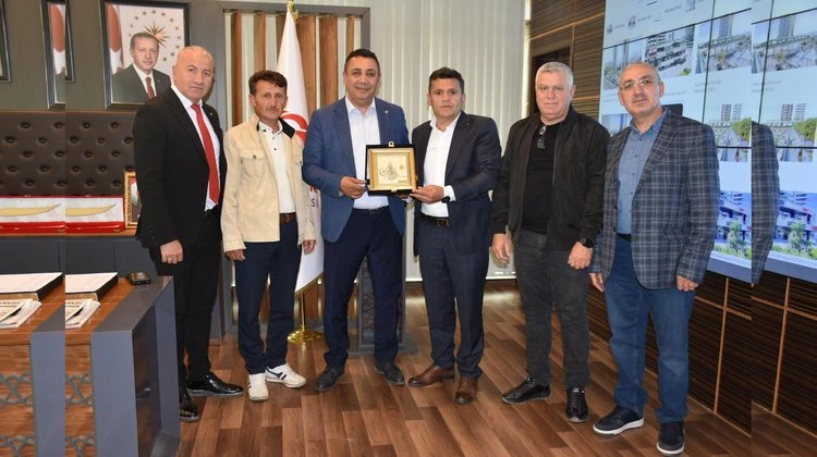 ŞİRAN TELME KÖYÜ DERNEK BAŞKANI SEZAİ SÖĞÜT’TEN, BAŞKANIMIZA ZİYARET