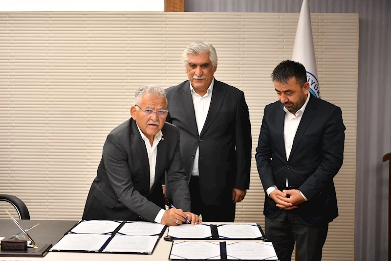 Büyükkılıç, Belediye-Hayırsever İş Birliğinde Yapılacak 4-6 Yaş Okuma Salonları Protokolüne İmza Attı