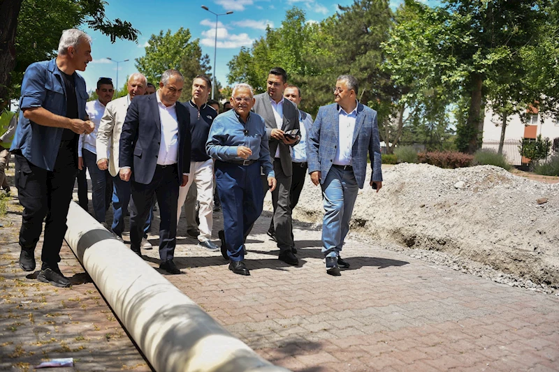 Başkan Büyükkılıç’tan 32 Milyon TL’lik Altyapı Projesine Yakın Takip