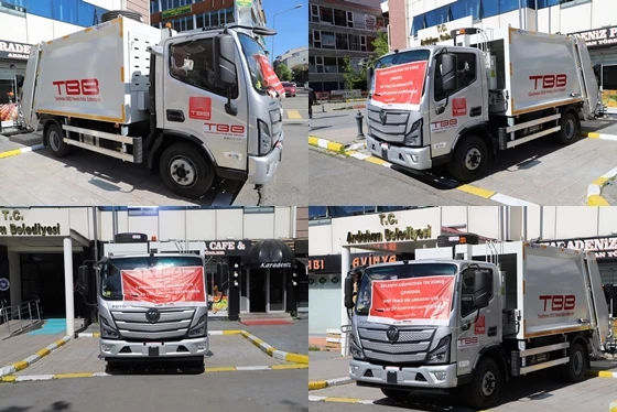 BELEDİYE TEMİZLİK FİLOSUNA YENİ BİR ÇÖP KAMYONU DAHA KATILDI