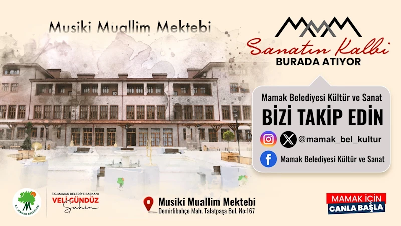 Mamak Kültür ve Sanat’a Yeni Dijital Adres