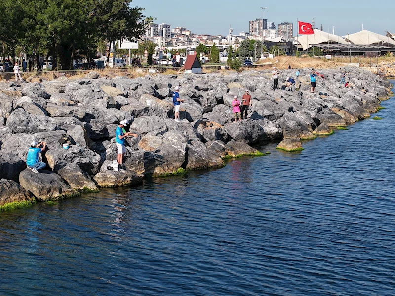 Pendik’te Balık Tutma Yarışması Renkli Görüntülere Sahne Oldu