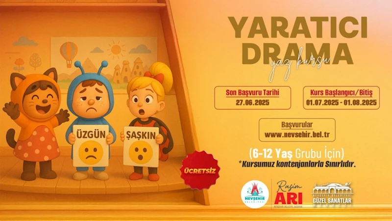 Yaratıcı Drama Kursu İçin Kayıtlar Başladı