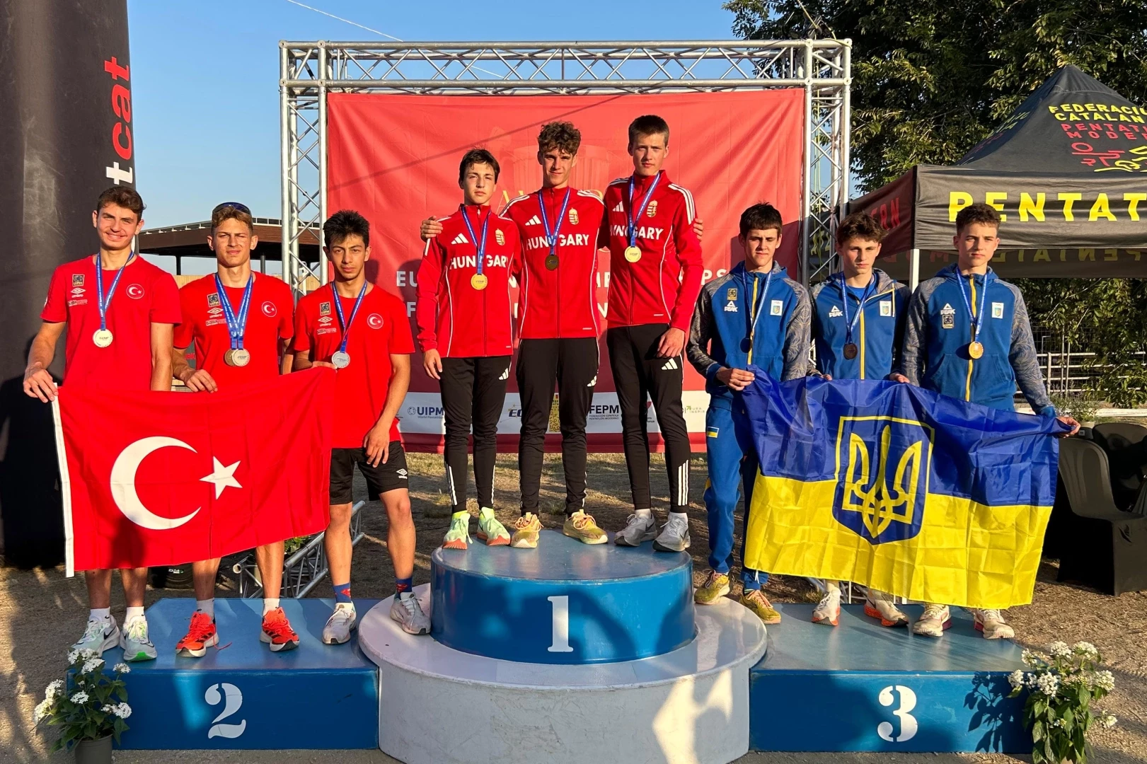 Pentatlonda ilki başardı! Muhammed Emir Kurtulan Avrupa üçüncüsü oldu