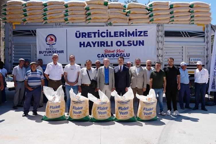 Denizli Büyükşehir’den küçük üreticiye büyük destek