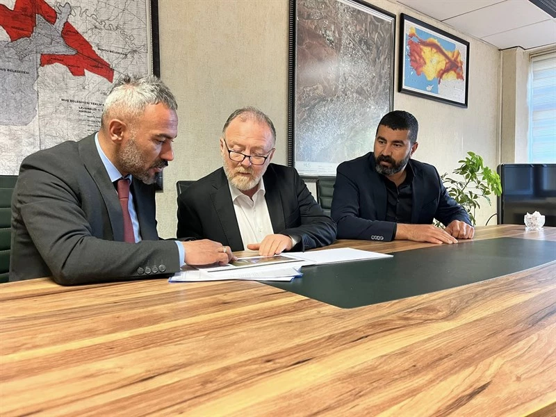 DEM PARTİ GRUP BAŞKANVEKİLİ TEMELLİ İLE PROJELER ÜZERİNDE İŞTİŞARELER YAPILDI.