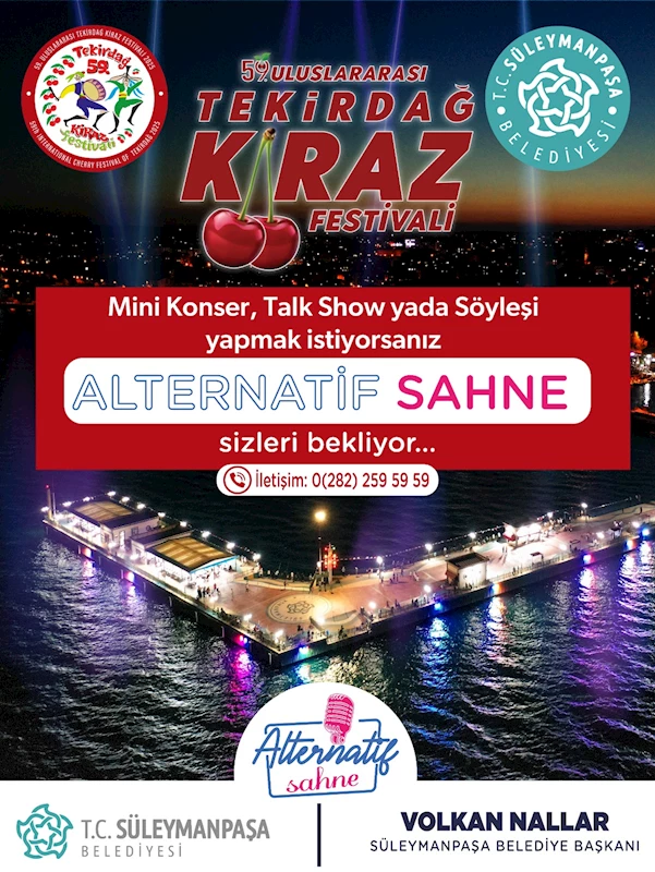 Kiraz Festivali’nde Yerel Sanatçılara Alternatif Sahne Sürprizi