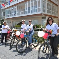 ‘Süslü Bisikletler’ ile temiz çevreye dikkat çekildi
