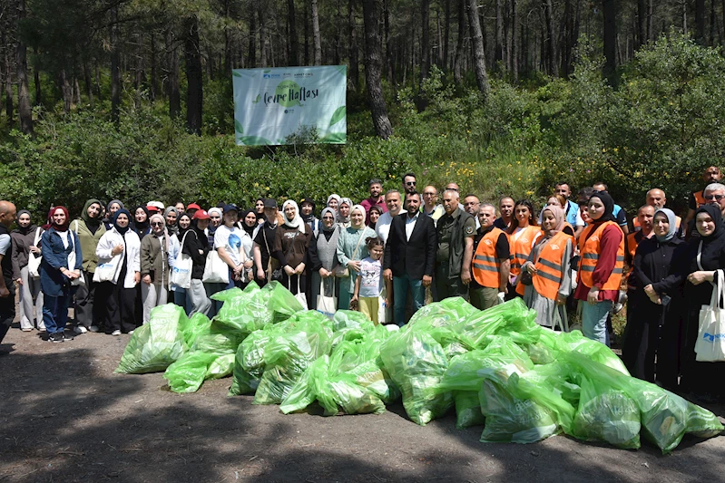 Aydos Ormanı’nda “Çevre Haftası” Temizliği