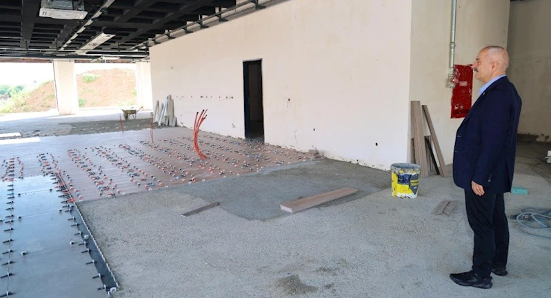 Beylikbağı Güzide Sosyal Tesisin İnşaatı Tüm Hızıyla Sürüyor