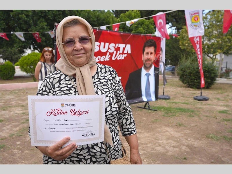 TARSUS BELEDİYESİ’NDEN HER YAŞA EĞİTİM, HER GÖNÜLE DOKUNUŞ