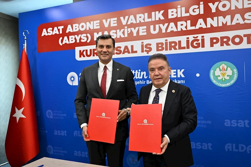 Manisa ve Antalya Büyükşehir Belediyeleri Arasında İş Birliği Protokolü