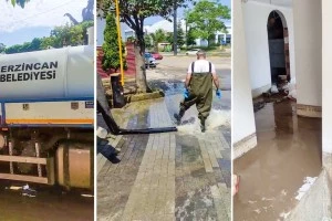 Trabzon’daki Afet Çalışmalarına Belediyemizden Destek