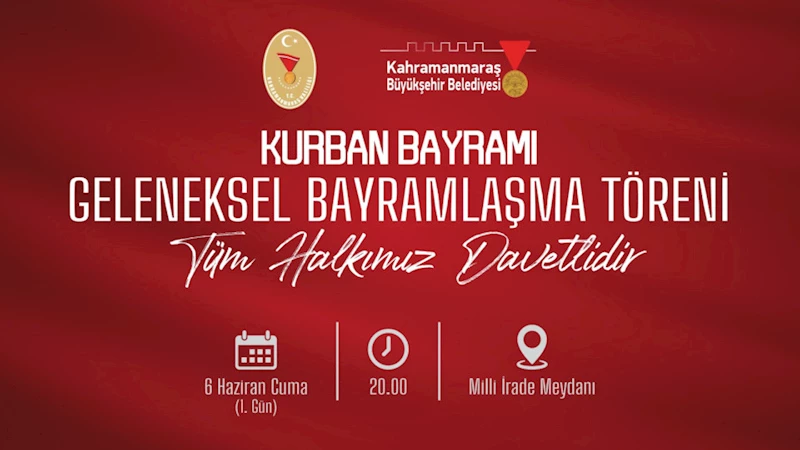 Bayramlaşma Töreni Milli İrade Meydanı’nda!