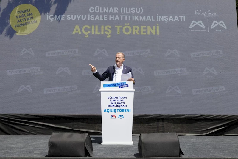 Başkan Seçer Sözünü Vermişti; Gülnar, Ilısu Suyuna Kavuştu