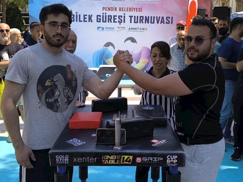 Pendik’te Bilek Güreşi Heyecanı
