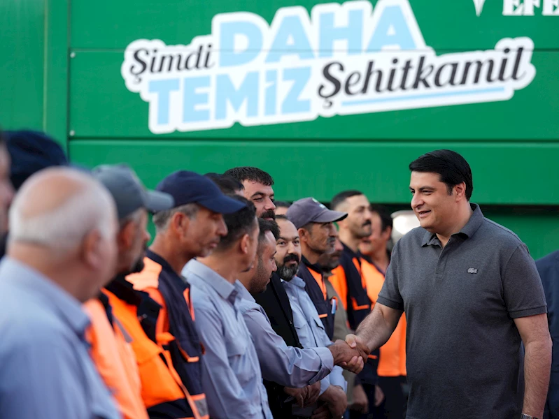 BAŞKAN YILMAZ, PERSONEL BAYRAMLAŞTI