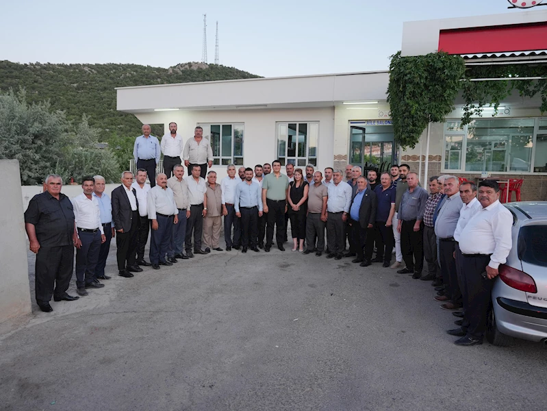 BAŞKAN YILMAZ 42 MAHALLE MUHTARI İLE BİR ARAYA GELDİ