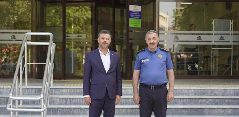 Tekirdağ İl Emniyet Müdürü Turanlı`dan Başkan Sarıkurt`a Ziyaret