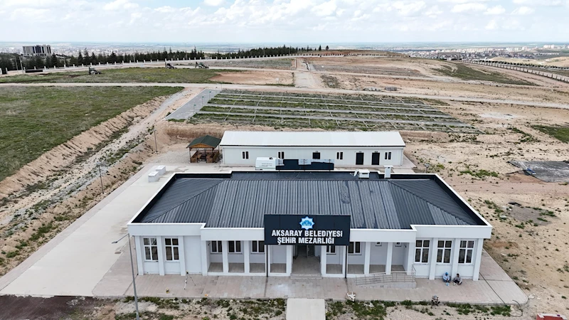 AKSARAY BELEDİYESİ’NDEN YENİ ŞEHİR MEZARLIĞI’NA ULAŞIMI KOLAYLAŞTIRACAK YOL ÇALIŞMASI