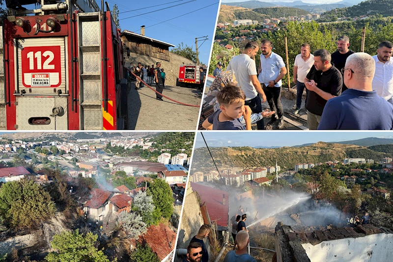 Karabük’te Eş Zamanlı Yangınlara Karabük Belediyesi’nden Hızlı Müdahale