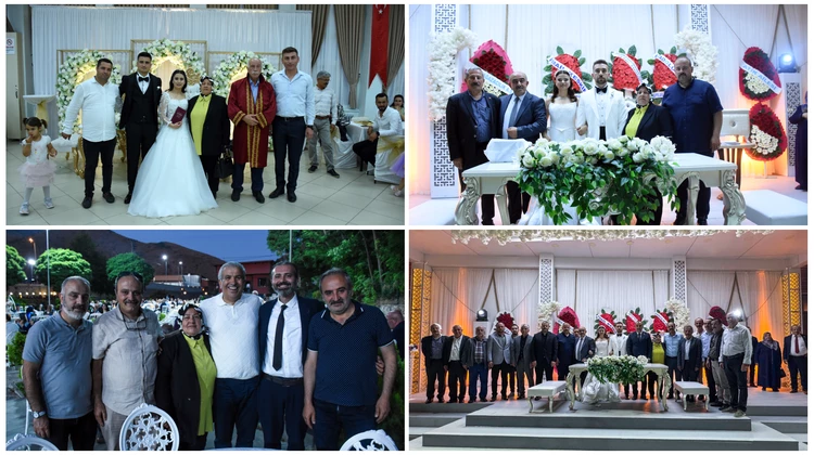 BELEDİYE BAŞKAN VEKİLİMİZ HATİCE IŞIK GÜRÇINAR, DÜĞÜN TÖRENLERİNE KATILDI