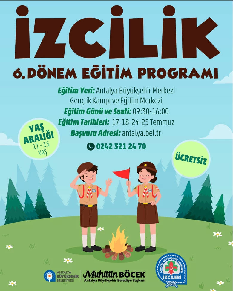 Büyükşehir’in 6. dönem izcilik kampı başlıyor