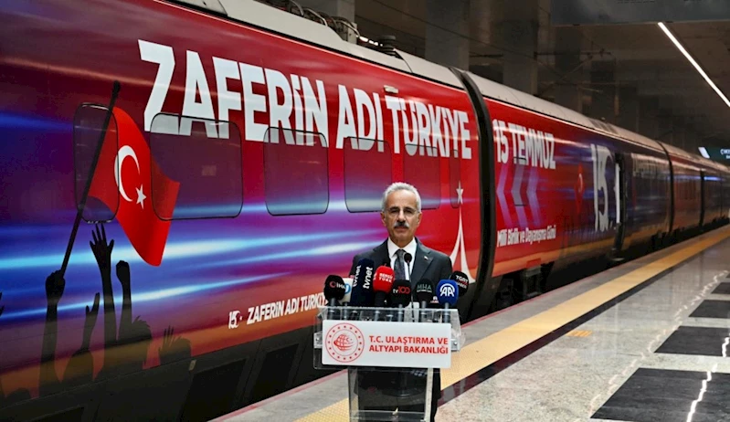15 TEMMUZ DEMOKRASİ VE MİLLİ BİRLİK TRENİ BİR KEZ DAHA RAYLARDA