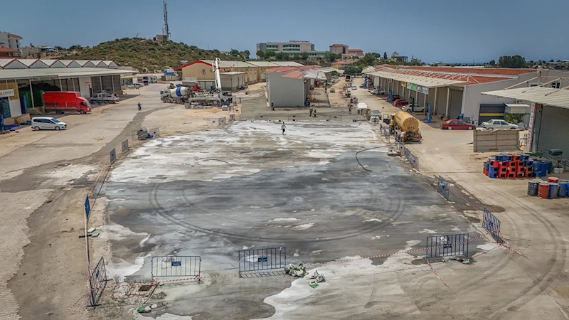 Yeni Sanayi Sitemizde 9 Bin Metrekarelik Saha Betonu Çalışmamız Devam Ediyor.