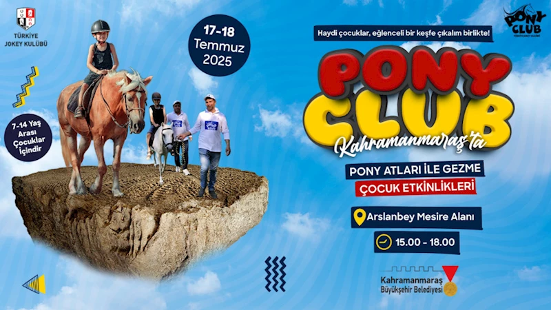 Büyükşehir’den Çocuklara Yaz Tatili Sürprizi; Pony’lerle Dolu İki Gün!