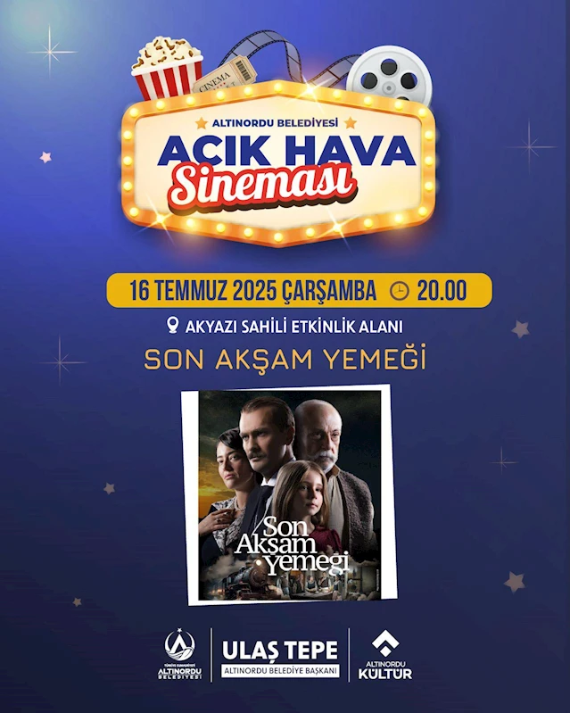 SAHİLDE AÇIK HAVA SİNEMA GÜNLERİ