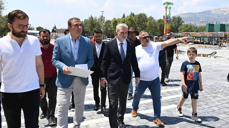 Başkan Görgel, Fuar Öncesi Atatürk Parkı’ndaki Hazırlıkları İnceledi