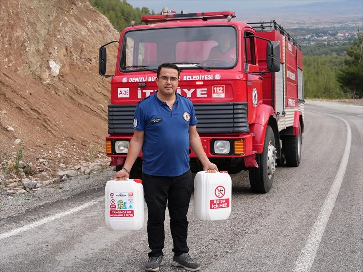 Denizli Büyükşehir’den yangınla mücadelede yeni hamle