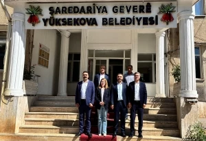 Eşbaşkan Hatun, Yüksekova Belediyesini ziyaret etti