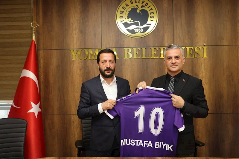 YOMRASPOR KULÜBÜ YÖNETİMİNDEN BAŞKANIMIZA MAKAMINDA ZİYARET