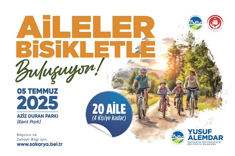 Sakarya’da pedallar ‘aile’ için dönecek: Kayıtlar başladı