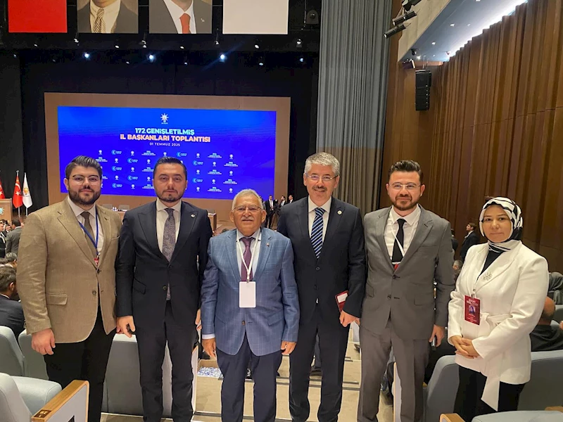 Başkan Büyükkılıç, AK Parti Genişletilmiş İl Başkanları Toplantısı’na Katıldı