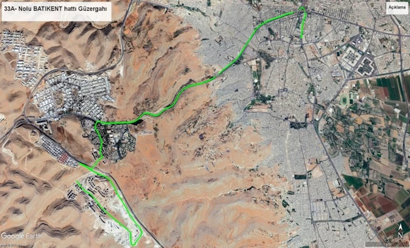 33A NOLU YENİ HATLA DEPREM KONUTLARINA ULAŞIM BAŞLIYOR