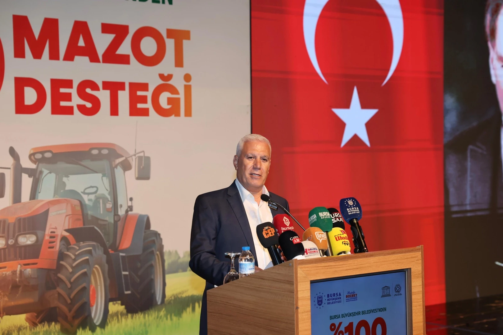 Bursa Büyükşehir’den yüzde 100 hibeli mazot desteği