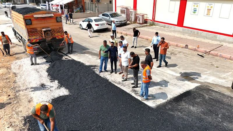 BAŞKAN YILDIZ, YALINAYAK’TA ASFALT BAKIM ÇALIŞMALARINI TAKİP ETTİ