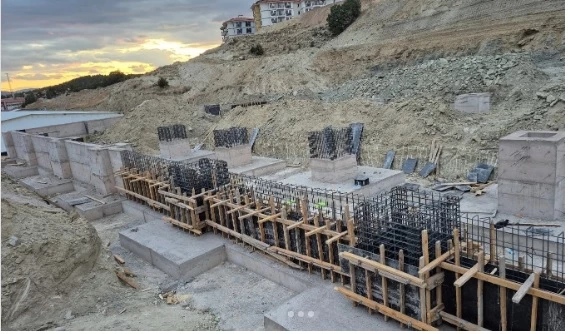 Başkan DEMİR, Bülent Börekçilik Üretim Tesisi İnşaat Çalışmalarını Yerinde İnceledi.