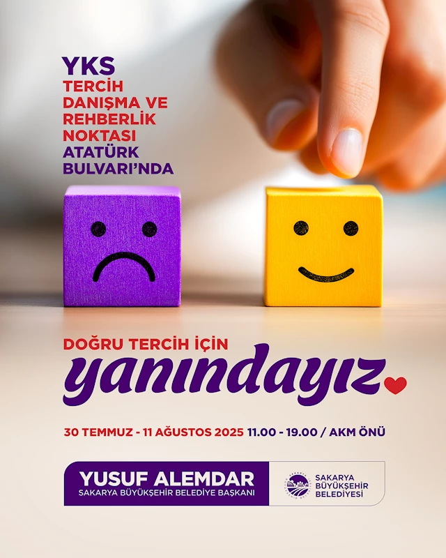 Büyükşehir’den YKS’ye giren gençlere ücretsiz tercih danışmanlığı