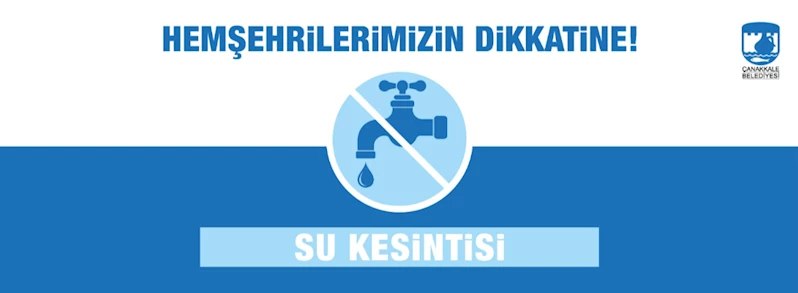 Su Kesintisi Duyurusu