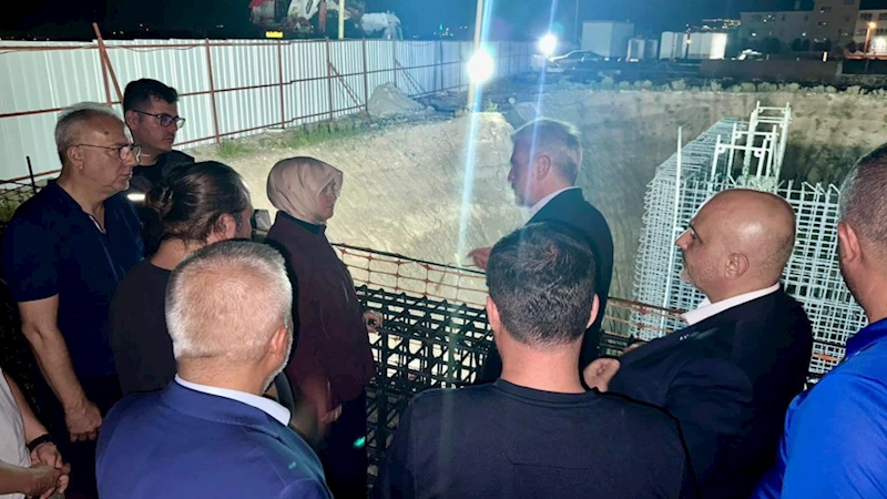 Başkan Görgel, Kılavuzlu İçmesuyu İletim Hattındaki Çalışmaları Yerinde İnceledi