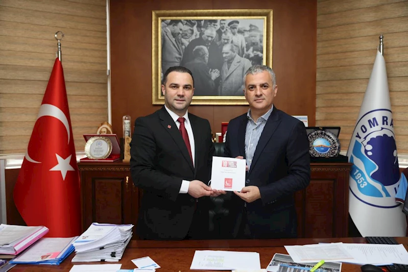 SAADET PARTİSİ TRABZON YÖNETİMİNDEN BAŞKANIMIZA MAKAMINDA ZİYARET